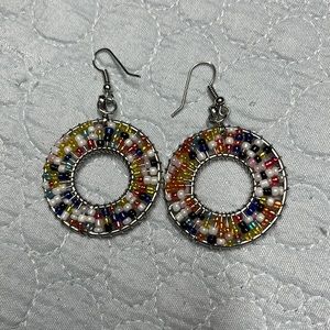 Colorful women’s earrings